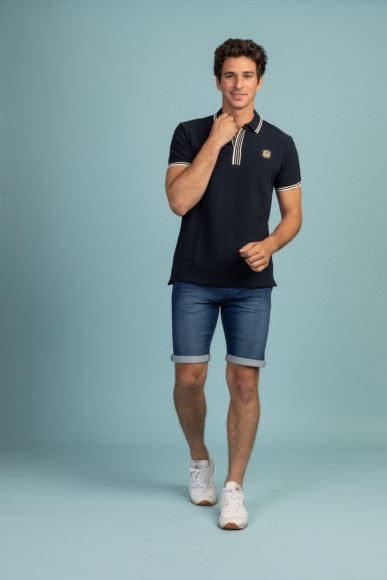 POLO PLAY NAVY HOMME