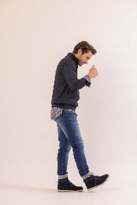 PULL HOMME MANIL NAVY