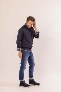 PULL HOMME MANIL NAVY