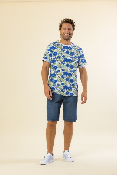 TSHIRT MC TIFON HOMME BLEU