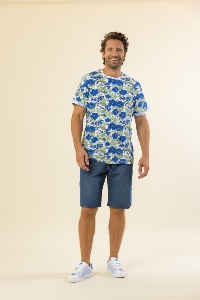 TSHIRT MC TIFON HOMME BLEU