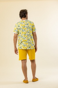 TSHIRT MC TIFON HOMME JAUNE