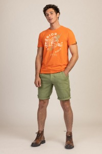 T-SHIRT TERENCE OCRE HOMME