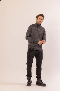 PULL HOMME MANIL GREY