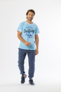 TSHIRT MC TWILL HOMME